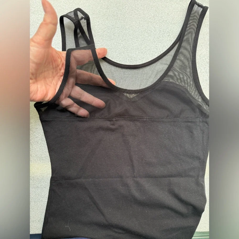 1x$10 or 2x$15 Bundle! Lot of 3 BodySuits - Black, Brown & Black sheer shoulder - Picture 6 of 16